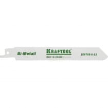 Пилка по дереву и металлу KRAFTOOL по дереву и металлу Bi-Met, шаг 1.8-2.5 мм, 130 мм 159705-U-13