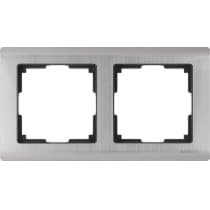 Рамка на 2 поста Werkel Metallic WL02-Frame-02 глянцевый никель 4690389045912