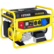 GS-8000Е бензиновый генератор с электростартером, 7000 Вт, STEHER GS-8000Е
