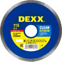 Круг отрезной для УШМ DEXX Ø 115х22.2 мм, алмазный, сплошной 36703-115_z01