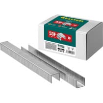 KRAFTOOL 10 мм скобы для степлера плоские тип 53F, 5000 шт 31787-10