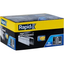 RAPID 14 мм плоские скобы, супертвердые, профессиональные тип 36, 5000 шт 11886910