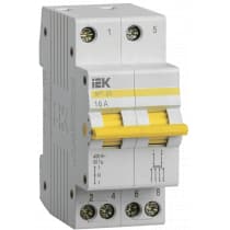 Выключатель-разъединитель IEK трехпозиционный ВРТ-63 2P 16А MPR10-2-016