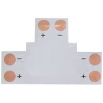 Ecola LED strip connector гибкая соед. плата T для зажимного разъема 2-х конт. 10 mm SC21FTESB