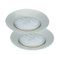 Встраиваемый светильник Ecola Light MR16 DL92 GU5.3 2 pack хром FC1622EFY