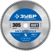 ЗУБР Металлорез 305х25.4мм 100Т, диск пильный по металлу и металлопрофилю 36932-305-25.4-100