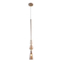 Подвесной светильник Crystal Lux LUX NEW SP1 B AMBER