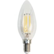 Лампа светодиодная филамент FERON LB-58, C35 (свеча), 5W 230V E14 4000К 25573
