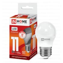 Лампа светодиодная LED-ШАР-VC 11Вт 230В Е27 6500К 820Лм IN HOME 4690612024943