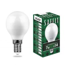 Лампа светодиодная Saffit SBG4507 7W E14 4000К 55035