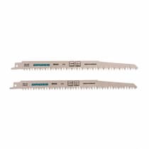 Полотна по дереву для сабельной пилы 4052 - S1531L, 210 x 5-6,5 мм, фигурный рез, 2 шт. Gross 782102