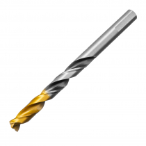 Сверло спиральное по металлу 9 x 125мм, Р6М5, Golden Tip, многогранная заточка Denzel 718284