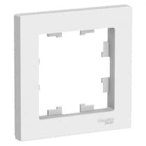 Рамка на 1 пост Schneider Electric Atlas Design Белый ATN000101