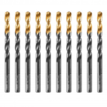 Сверло по металлу, 7 мм, HSS-Tin, Golden Tip, 10 шт. Denzel 717217