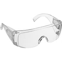 Защитные очки DEXX широкая монолинза с дополнительной боковой защитой и вентиляцией, открытого типа 11050_z02