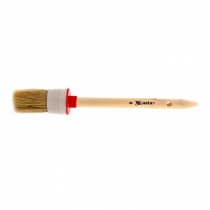 Кисть круглая № 8 (35 мм), натуральная щетина, деревянная ручка MTX 82078