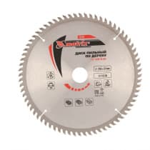 Пильный диск по дереву, 255 х 32 мм, 72 зуба, кольцо 30/32 Matrix Professional 73243
