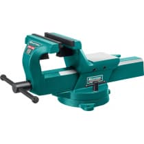 Кованые стальные тиски KRAFTOOL FORGE-180/230 с регулировкой компенсации люфта 32700-230