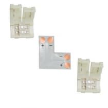 Коннектор для светодиодной ленты 5050 Ecola LED Strip Connector жесткий L SC21ULESB