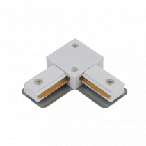 Коннектор L-тип IN HOME LRB-WH для шинопровода RB белый 4690612060637