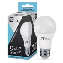 Лампа светодиодная низковольтная LED-MO-24/48V-PRO 7,5Вт 24-48В Е27 4000К 600Лм ASD 4690612006963