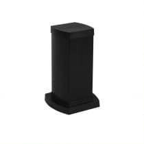 Мини-колонна Snap-On алюминиевая с крышкой из пластика 4 секции, высота 0,3 метра, цвет черный Legrand 653042