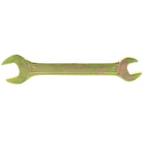 Ключ рожковый, 13 х 17 мм, желтый цинк Сибртех 14307