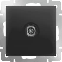Розетка TV проходная Werkel WL08-TV-2W черный матовый 4690389073519