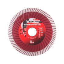 Диск алмазный, отрезной Turbo Extra, 125 х 22,2 мм, сухая резка Matrix Professional 73194