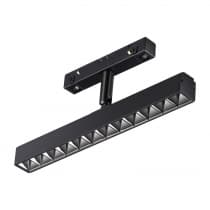 Трековый светильник для низковольного шинопровода IP20 LED 4000K 12W 48V FLUM 358610 SHINO NT21 000 черный   NOVOTECH FLUM 358610