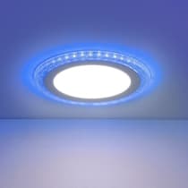 Встраиваемый светильник Elektrostandard DLR024 10W 4200K синий