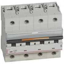 Legrand DX3 Автоматический выключатель 4P 50A (С) 25кА 409799