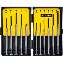 Отвертки часовые для особоточных работ 11 предм., STAYER 2560-H11_z02