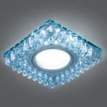 Встраиваемый светильник Gauss Backlight BL030 кристалл/хром GU5.3 Led 4100K