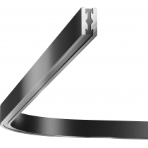 Радиусный коннектор для шинопровода Flarity черный Maytoni Accessories for tracks Flarity TRX154-RC80-B-26002