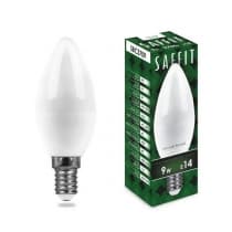 Лампа светодиодная SAFFIT SBC3709, C37 (свеча), 9W 230V E14 2700К 55078