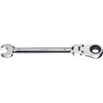 Комбинированный гаечный ключ ЗУБР трещоточный шарнирный 12 мм, 27101-12