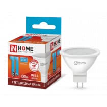 Лампа светодиодная LED-JCDR-VC 11Вт 230В GU5.3 4000К 820Лм IN HOME 4690612020358