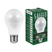 Лампа светодиодная SAFFIT SBA6012, A60 (шар), 12W 230V E27 4000К 55008