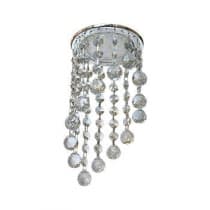 Встраиваемый светильник Ecola GX53 H4 5344 Glass хром/тонированный FP53RVECB