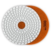 ЗУБР 100мм №300 алмазный гибкий шлифовальный круг (Черепашка) для мокрого шлифования 29866-300
