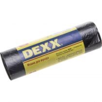 Мешки для мусора DEXX 60 л, черный, 20 шт. 39150-60