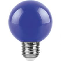 Лампа светодиодная FERON LB-371, G60 (шар), 3W 230V E27 (синий) 25906