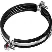 Хомут ЗУБР трубный с гайкой 4", оцинкованный, 5 шт., 37850-107-116