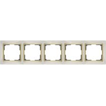 Рамка на 5  постов Werkel Snabb WL03-Frame-05-ivory-GD слоновая кость/золото 4690389083945