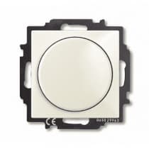 Светорегулятор поворотно-нажимной 60-400 Вт для л/н ABB BJB Basic 55 Шале Белый
