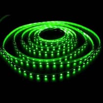 Ecola LED strip STD 14.4W/m 12V IP20 10mm 60Led/m Green зеленая светодиодная лента на катушке 5м. S2LG14ESB