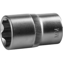 Торцовая головка ЗУБР 1/2", 15 мм, Cr-V сталь, хромированная 27725-15_z02