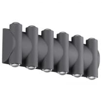 Ландшафтный настенный светильник IP54 LED 4000K 12W 85-265V CALLE 358570 STREET NT21 000 темно-серый   NOVOTECH CALLE 358570