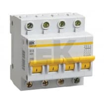 Автоматический выключатель IEK ВА47-29 4Р 16А 4,5кА х-ка С MVA20-4-016-C